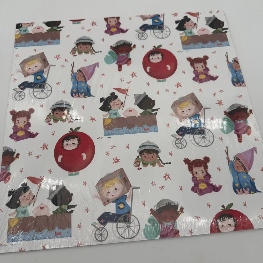 Stampin Up Just Kiddin DSP 12x12 Designer Series Paper Playful‎ Kids Girls Boys.